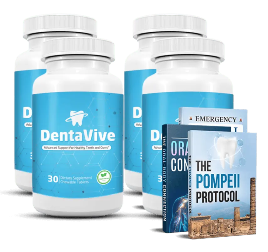 DentaVive 4 Bottles + Exclusive Gifts